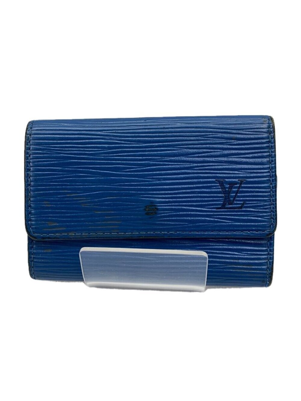 LOUIS VUITTON Key Case Wallet BLUE